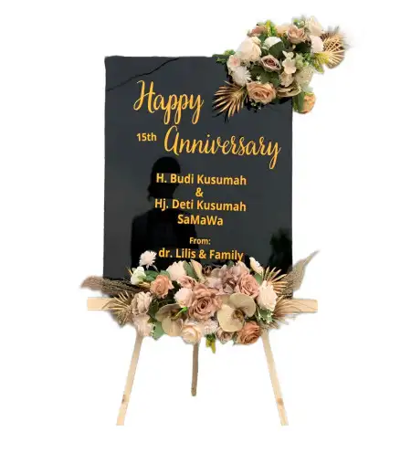 Papan Bunga Akrilik Ayamputih