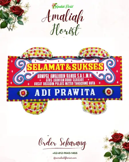 Papan Bunga Ucapan Selamat Ayamputih